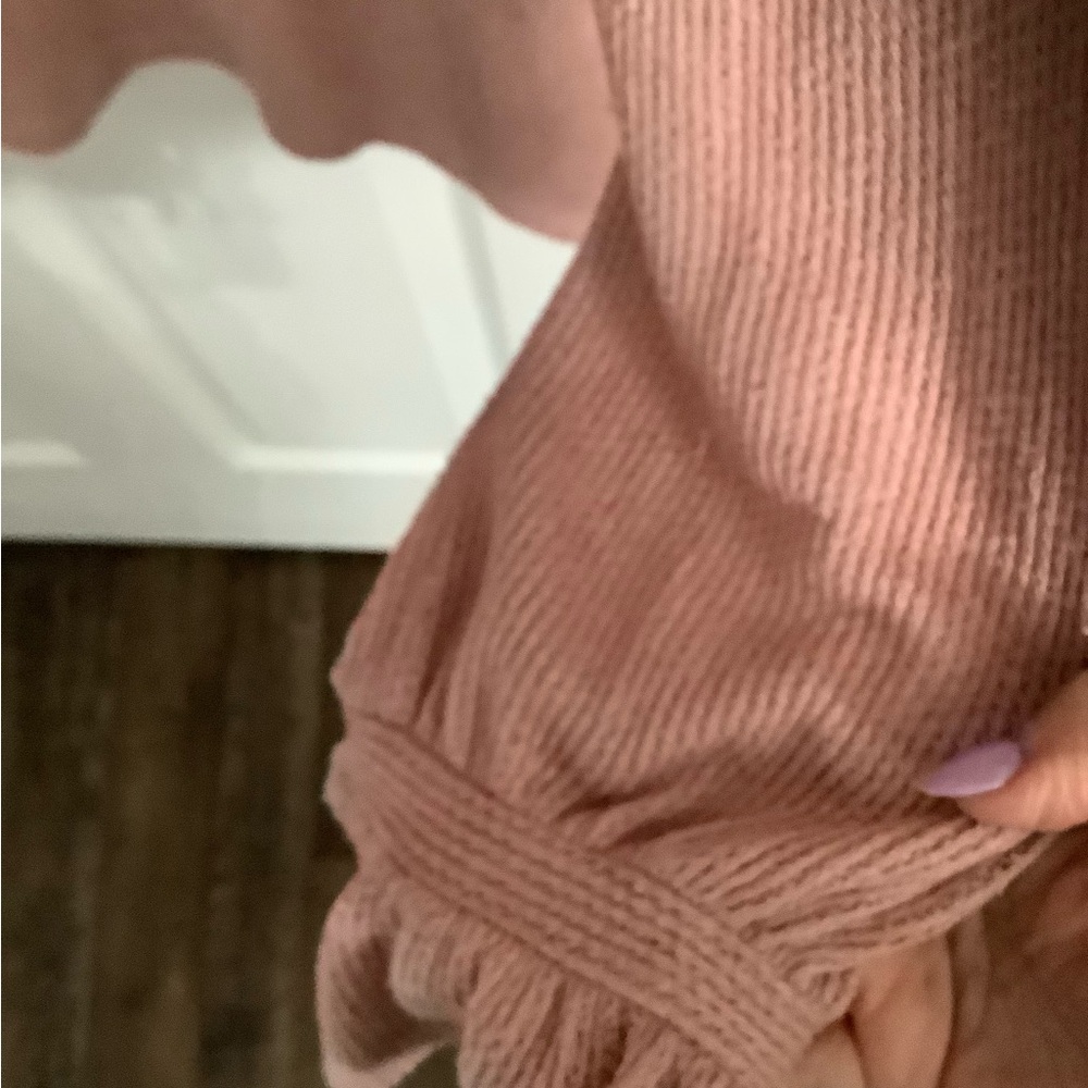 Lucky Brand Blush Pink Knit Sweater - Picture 5 of 5